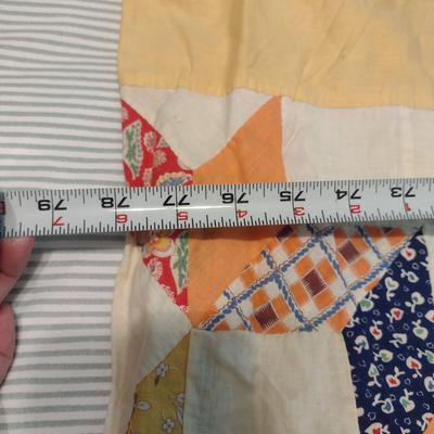 Quilt Top (No Backing)- Approx 68" x 78"