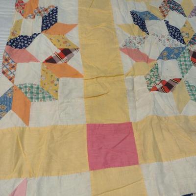 Quilt Top (No Backing)- Approx 68" x 78"