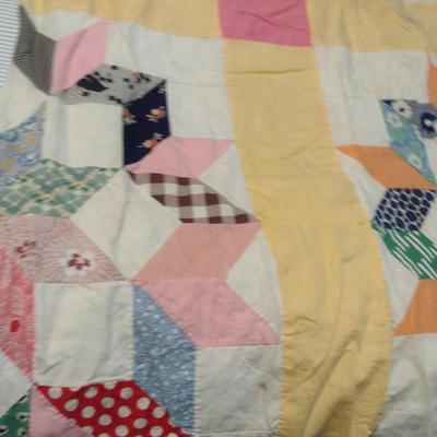 Quilt Top (No Backing)- Approx 68" x 78"