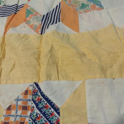 Quilt Top (No Backing)- Approx 68" x 78"