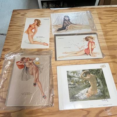 Lot 421 Varga Girl & other Cheesecake prints