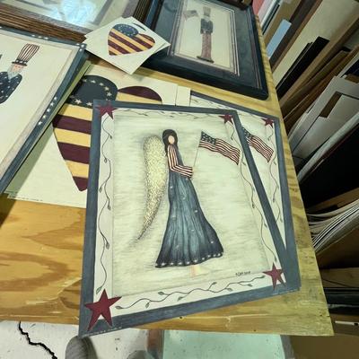 Lot 425 Patriotic prints