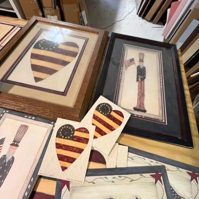 Lot 425 Patriotic prints