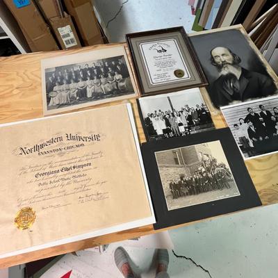 Lot 428 Historic pictures & documents