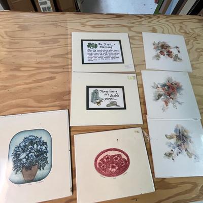 Lot 430 Small Prints