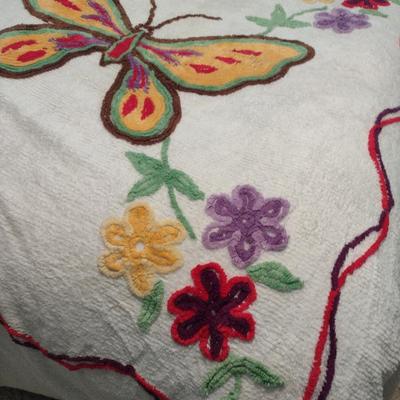 Chenill Style Bed Cover- Approx 98" x 90"