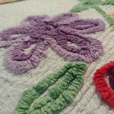 Chenill Style Bed Cover- Approx 98" x 90"