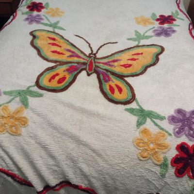 Chenill Style Bed Cover- Approx 98" x 90"