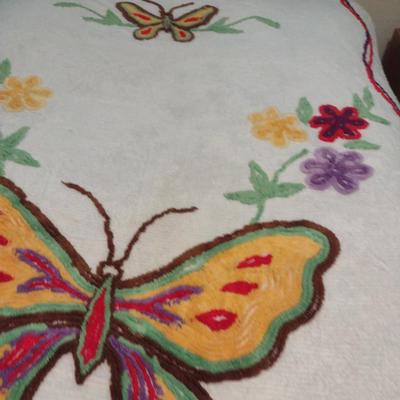 Chenill Style Bed Cover- Approx 98" x 90"
