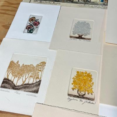 Lot 435 Large lot of small prints