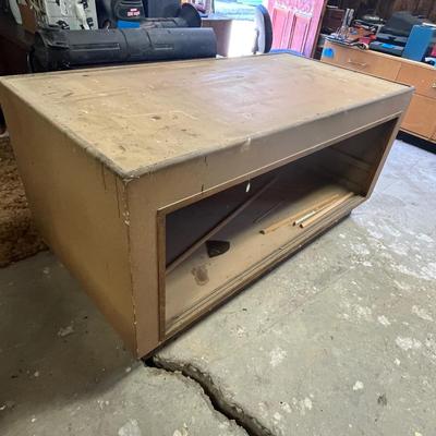 Lot 437 Work counter, low boy size.