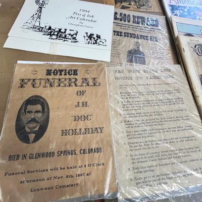 Lot 438 Vintage style items & magazines