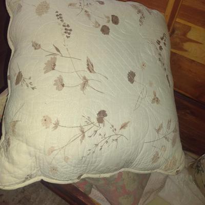 Collection of Bed Linens and Pillows