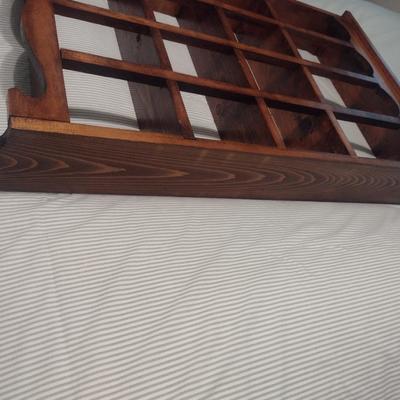 Wooden Wall Display Shelf- Approx 22" x 39" x 5" Deep