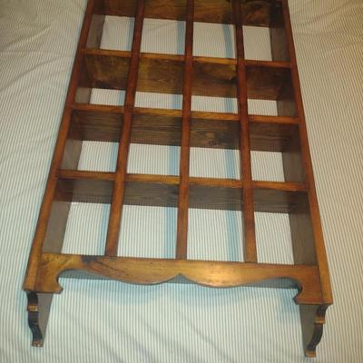 Wooden Wall Display Shelf- Approx 22" x 39" x 5" Deep
