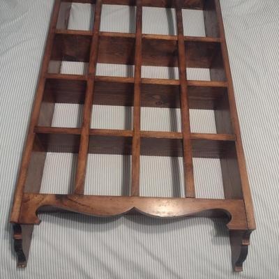 Wooden Wall Display Shelf- Approx 22" x 39" x 5" Deep