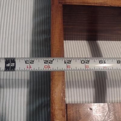 Wooden Wall Display Shelf- Approx 22" x 39" x 5" Deep