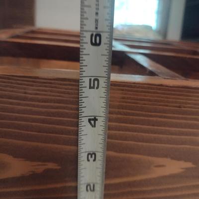 Wooden Wall Display Shelf- Approx 22" x 39" x 5" Deep