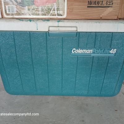 Vintage Coleman Camp Set – Stove & Cooler