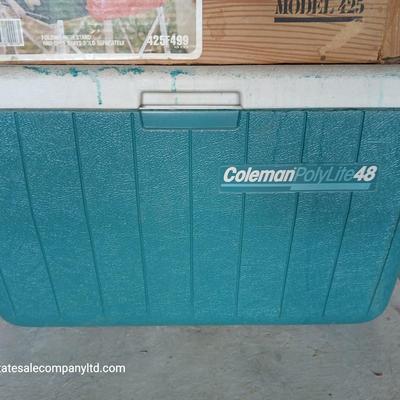 Vintage Coleman Camp Set – Stove & Cooler