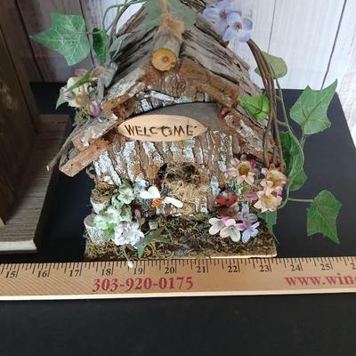 Rustic Birdhouse Pair – Cabin Style & Cottage Welcome