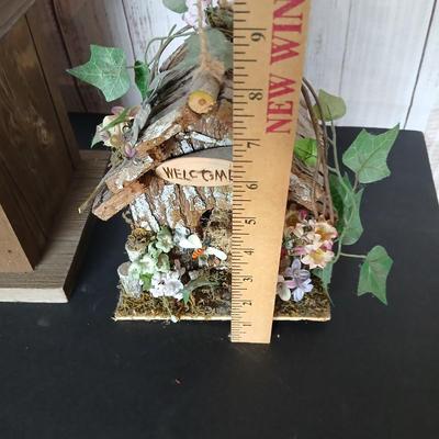 Rustic Birdhouse Pair – Cabin Style & Cottage Welcome