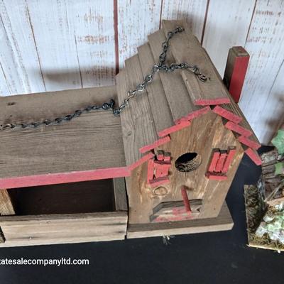 Rustic Birdhouse Pair – Cabin Style & Cottage Welcome