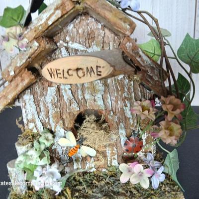 Rustic Birdhouse Pair – Cabin Style & Cottage Welcome