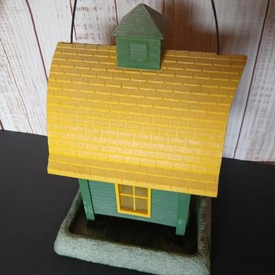 John Deere themed Barn-Style Bird Feeder & Metal Bumblebee Garden decor