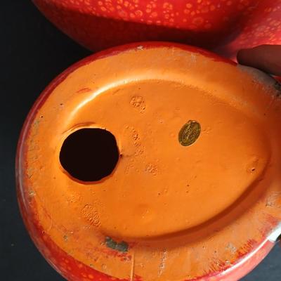 Set of 2 Oversized Ladybug Garden Sculptures