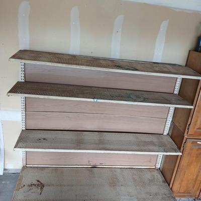 Heavy-Duty Metal Retail Display Shelving Unit