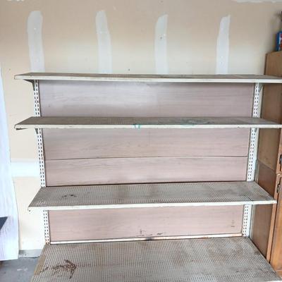 Heavy-Duty Metal Retail Display Shelving Unit