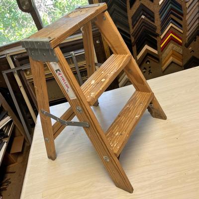 Lot 456 Wood step stool