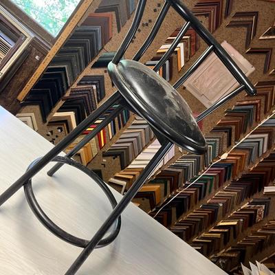 Lot 457 Black bar stool