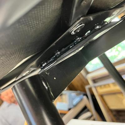 Lot 457 Black bar stool
