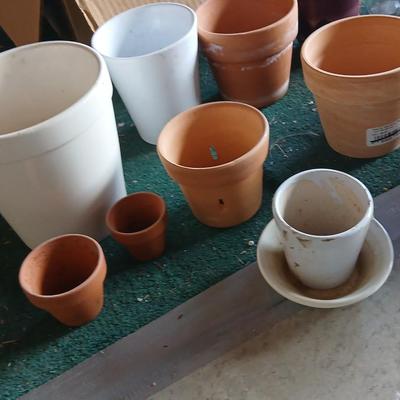 Assorted Planters – Terracotta & Ceramic mostly