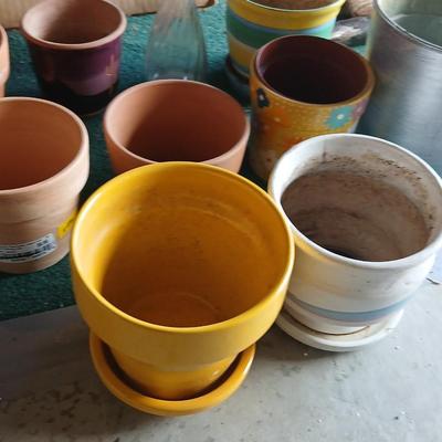 Assorted Planters – Terracotta & Ceramic mostly