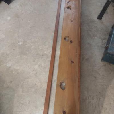 Wooden Quilt Rack for Hanging- Approx 72" Long
