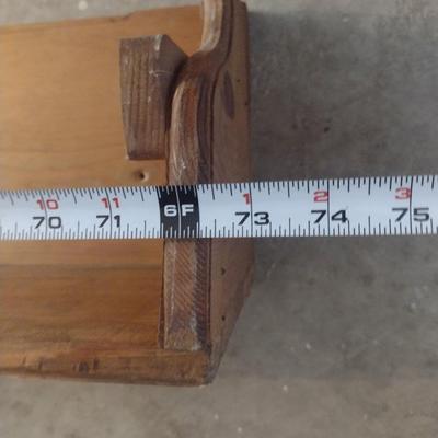 Wooden Quilt Rack for Hanging- Approx 72" Long
