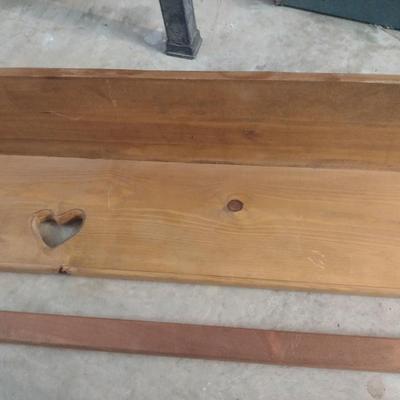 Wooden Quilt Rack for Hanging- Approx 72" Long