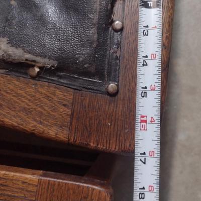 Three Mismatched Antique Wood Framed Chairs