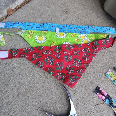 Dog Grooming & Travel Lot – Crate, Clippers, Bandanas & More