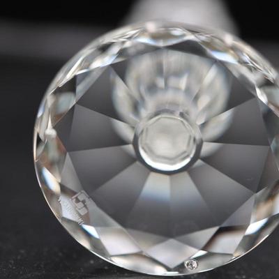 Swarovski Crystal Flower Topped Candle Holders