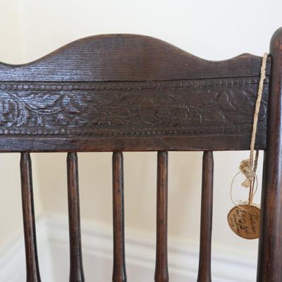 Vintage Child's Cane Seat Rocking Chair