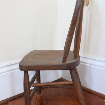 Child's Solid Wood Spindle Back Chair