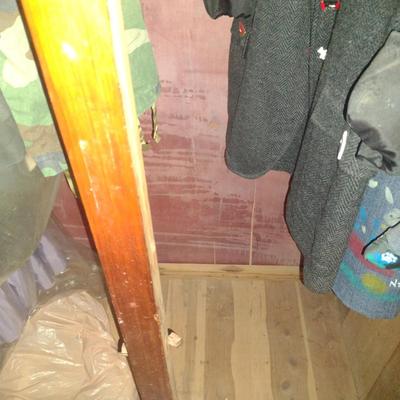Antique Double Door Wardrobe- Approx 36" Wide, 68" Tall, 21" Deep