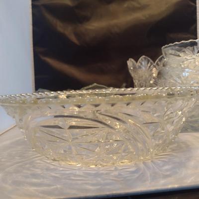 Collection of Glass/Crystal Serving Bowls