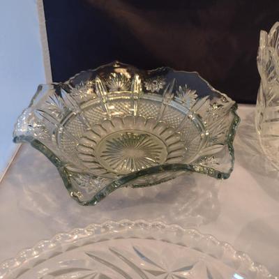 Collection of Glass/Crystal Serving Bowls