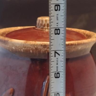 Vintage Hull USA Glazed Pottery Cookie Jar