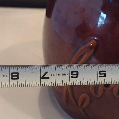 Vintage Hull USA Glazed Pottery Cookie Jar